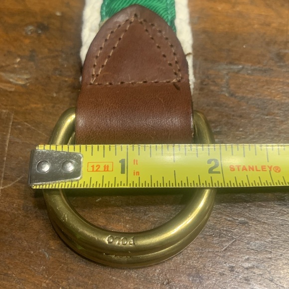 BNWOT POLO RALPH LAUREN SAILOR’S KNOT BELT WITH GREEN TUNA FISHING MOTIF - Picture 9 of 14